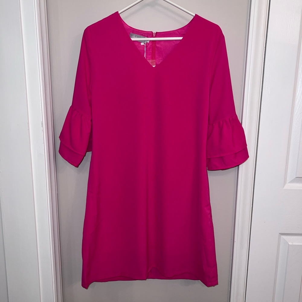 Pink cocktail dress size large